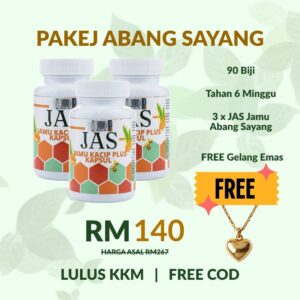 3x Jamu Abang Sayang + Rantai Emas