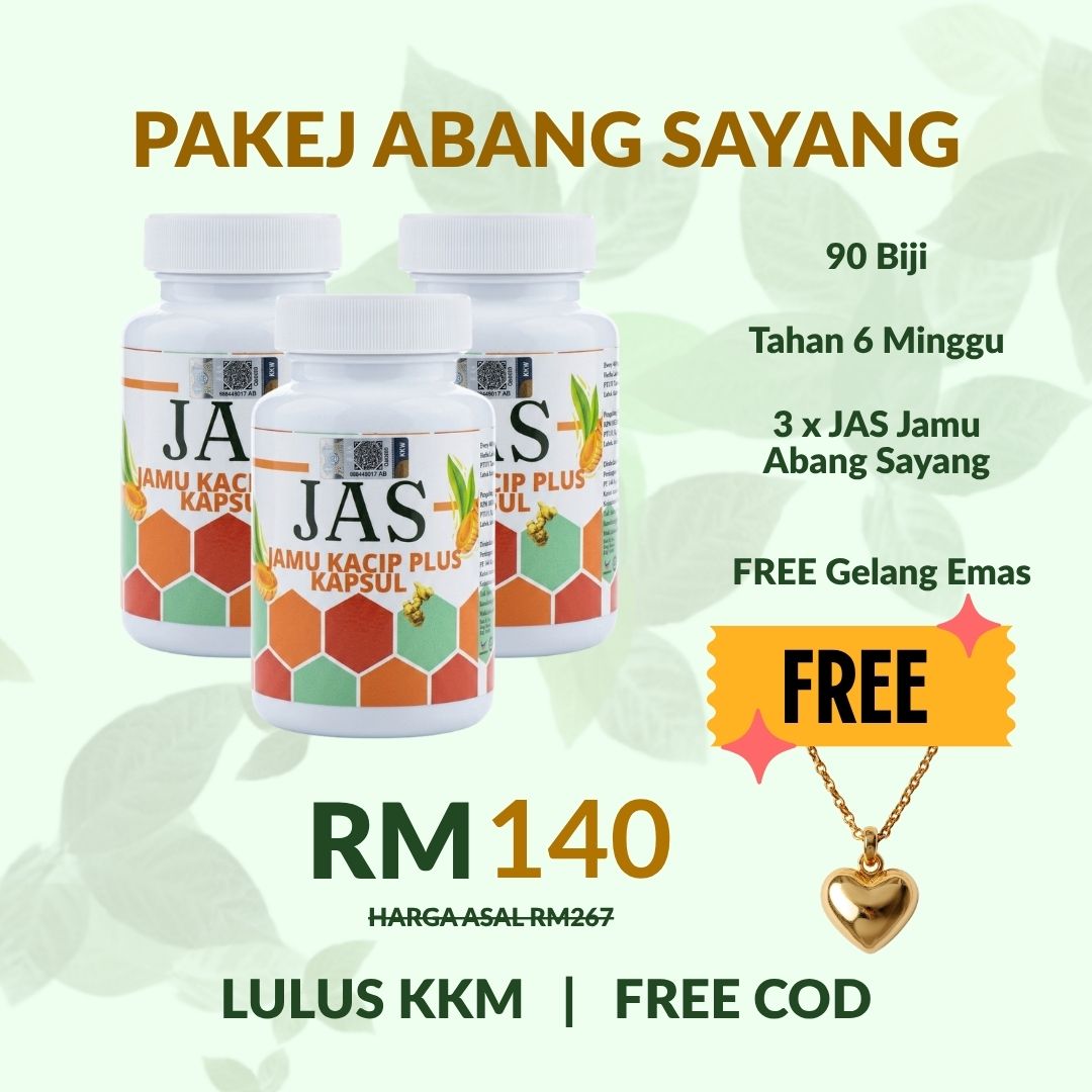 3x Jamu Abang Sayang + Rantai Emas